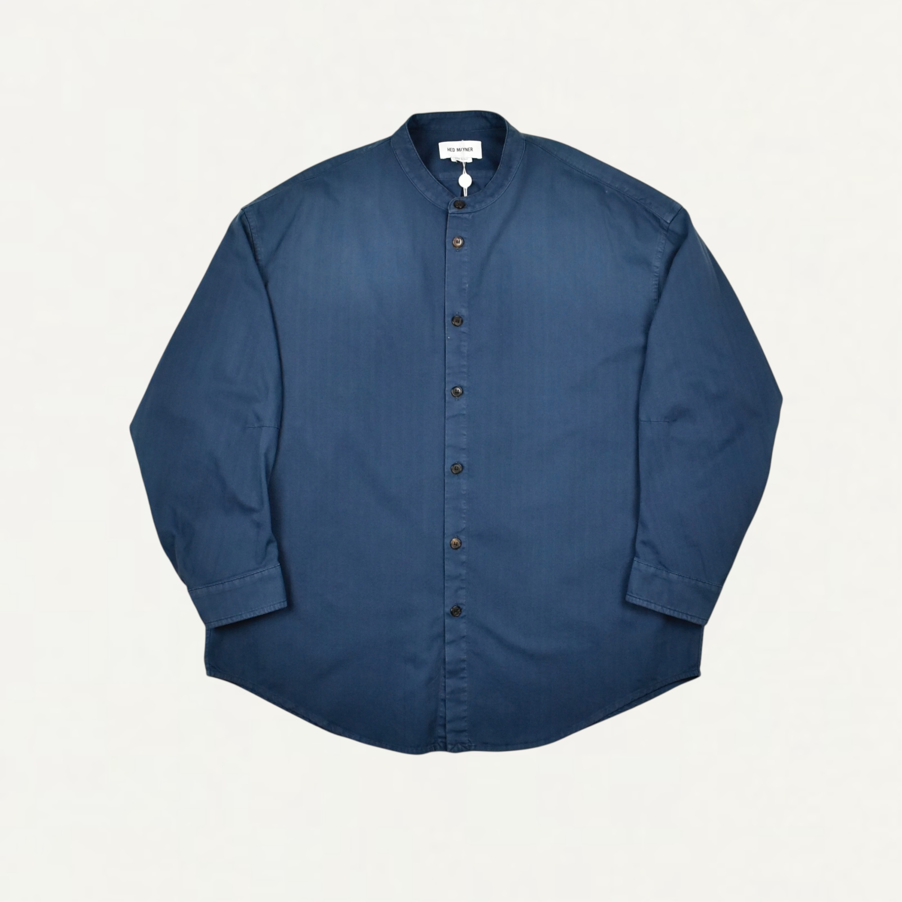 HED MAYNER EMBROIDERED DENIM SHIRT Medium Blue[HMMC67034R HC302]