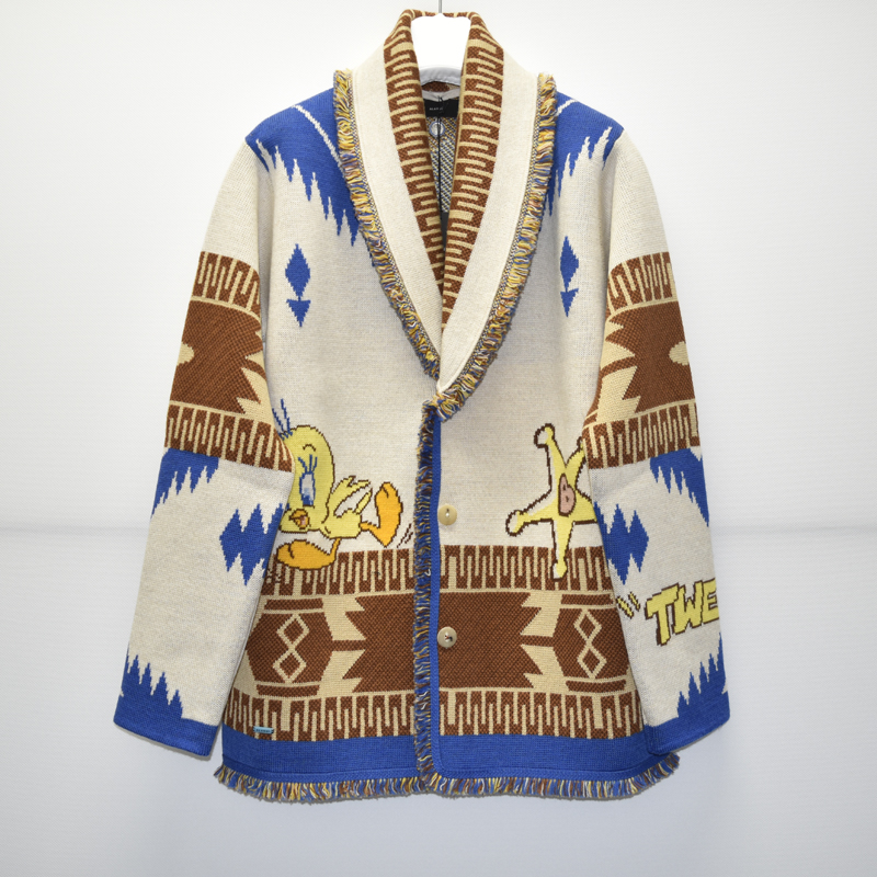 ALANUI TWEETY COWBOY ICON CARDIGAN[LMHS23-048]