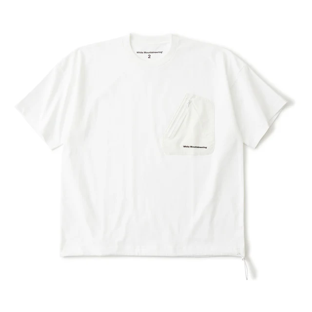 White Mountaineering WIDE POCKET T-SHIRT WHITE[WM2571509]
