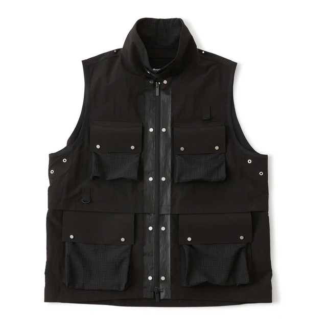 White Mountaineering BLK LUGGAGE VEST BLACK[BK2571207]