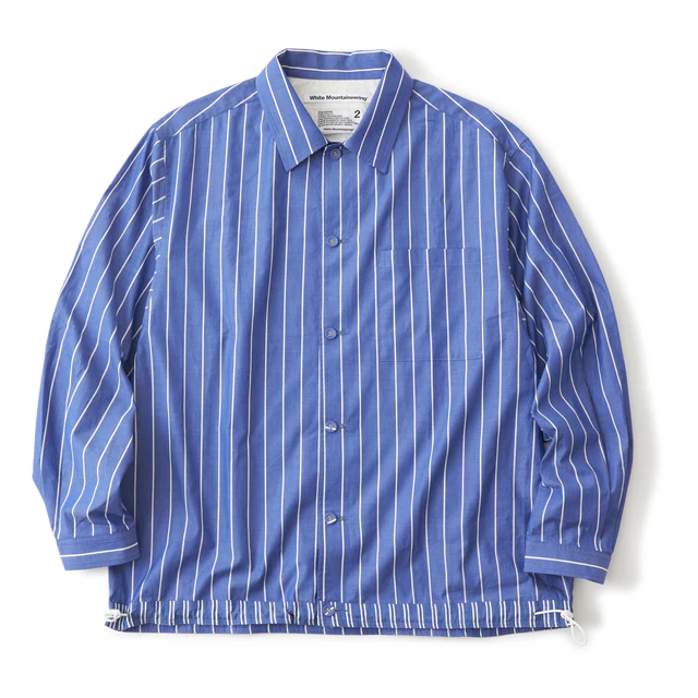 White Mountaineering MID GUSSET SLEEVE STRIPE SHIRT BLOUSON[WM2571104]