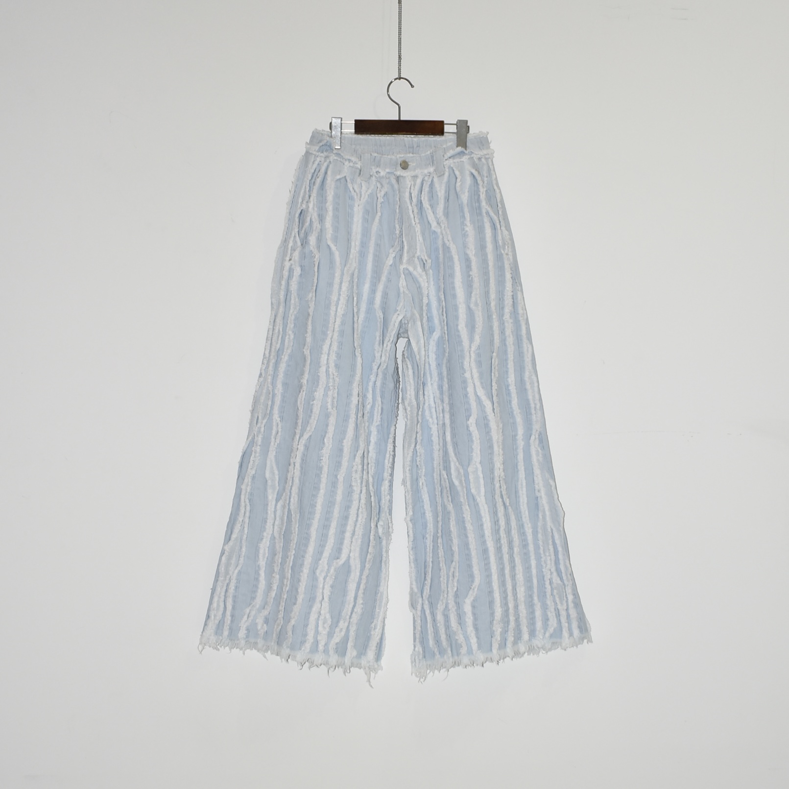 TAAKK RUFFLE DENIM BAGGY PANTS [TA24SS-PT021]