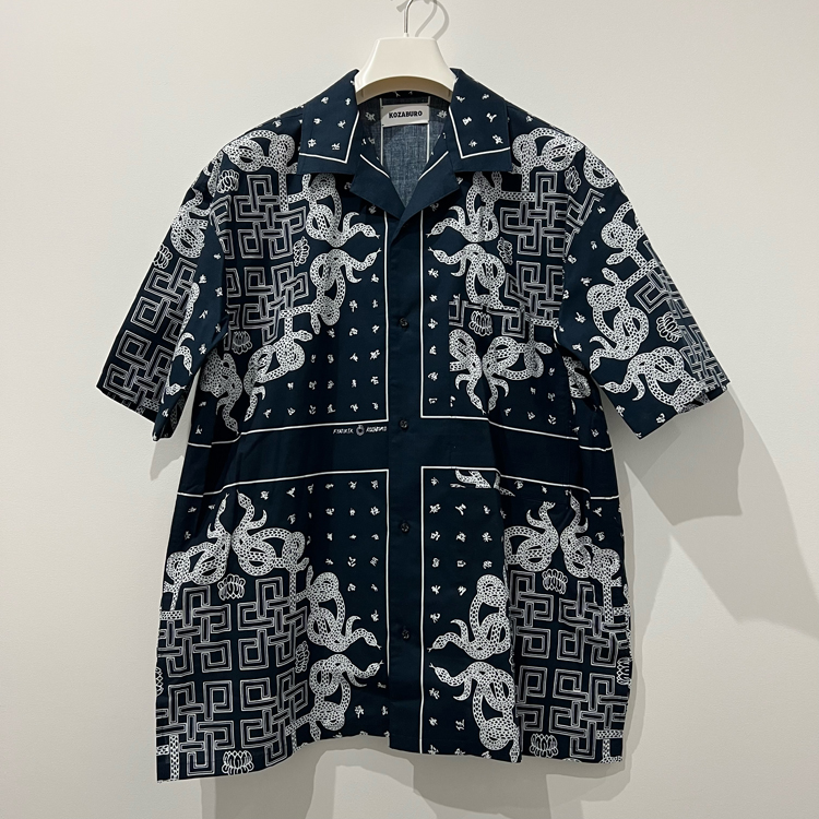 KOZABURO BANDANA CAMP COLLAR SS SH