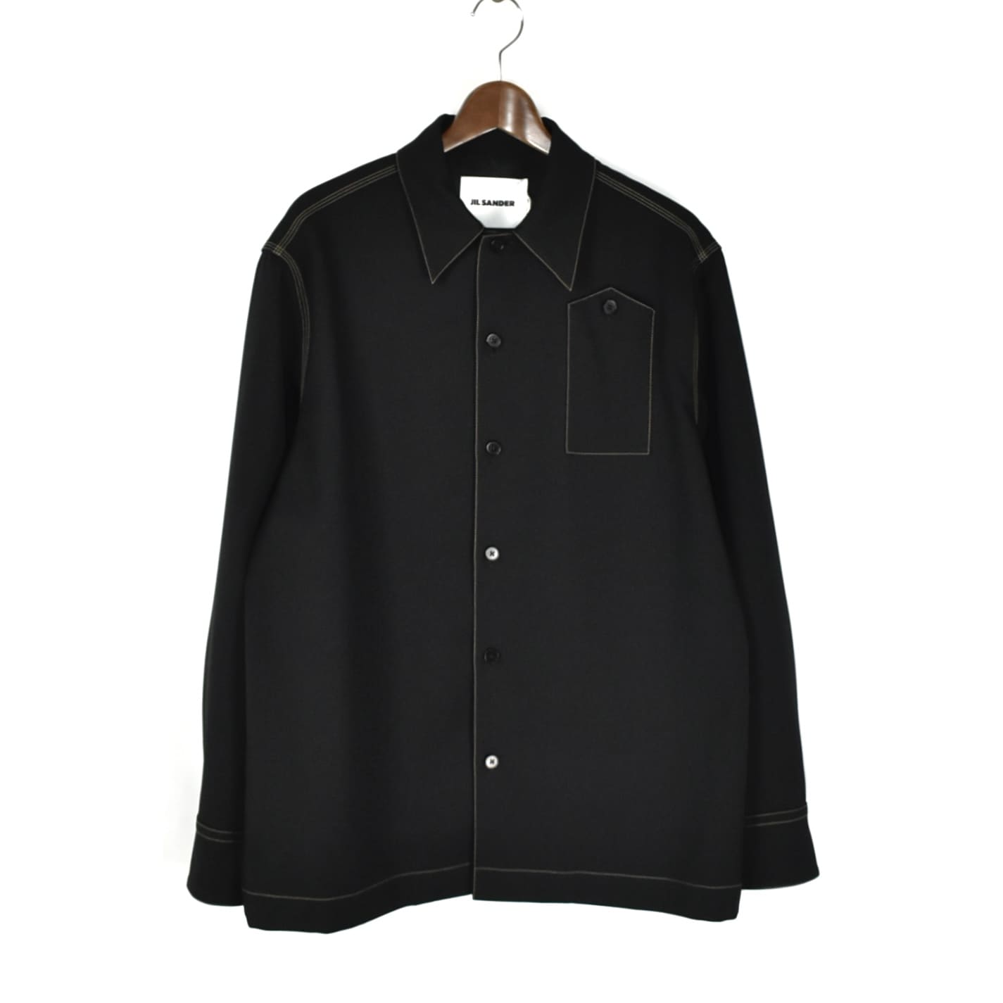 JIL SANDER RECYCLED POLYESTER GABARDINE SHIRTS[JP27002001J70001]