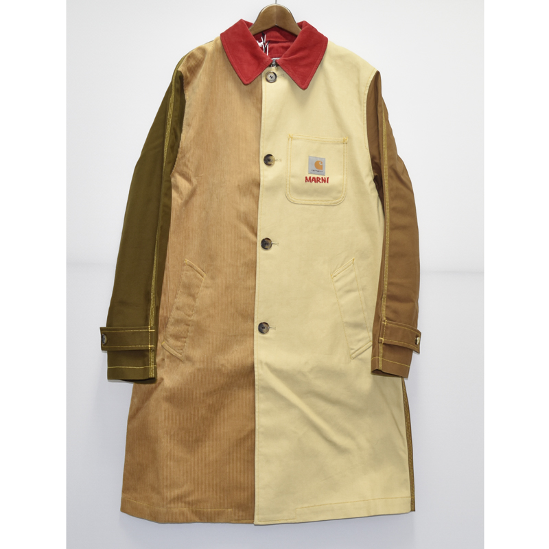 MARNI×CARHARTT WIP ステンカラーコート[TUMU031306]