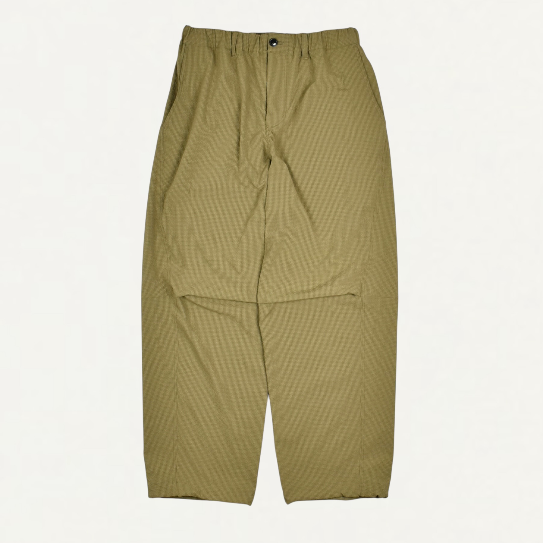 NTN 3D KNEE TUCK DRAWSTRING TROUSERS DESERT BEIGE[N006-039127]