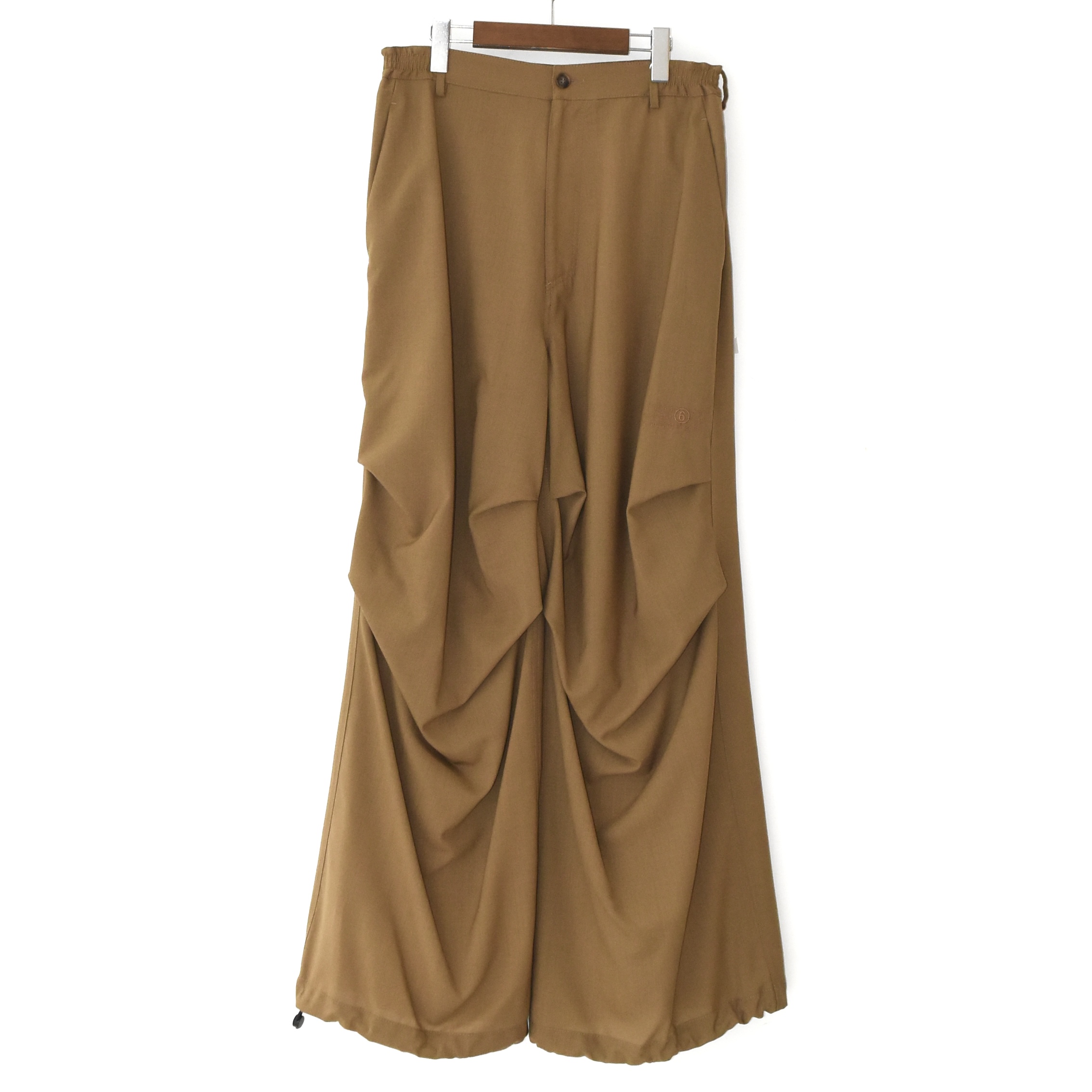 MM6 MAISON MARGIELA AILORING WOOL CANVAS PANTS BEIGE[SH0KA0037M35080132]