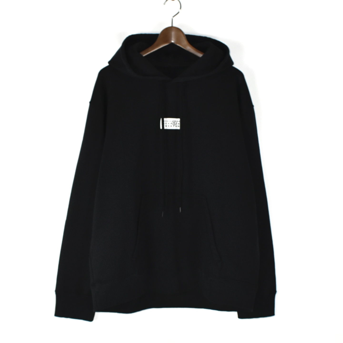 MM6 MAISON MARGIELA UNBRUSHED SWEAT JERSEY SWEATSHIRT WASHED BLACK[SH0GU0018M25012812]