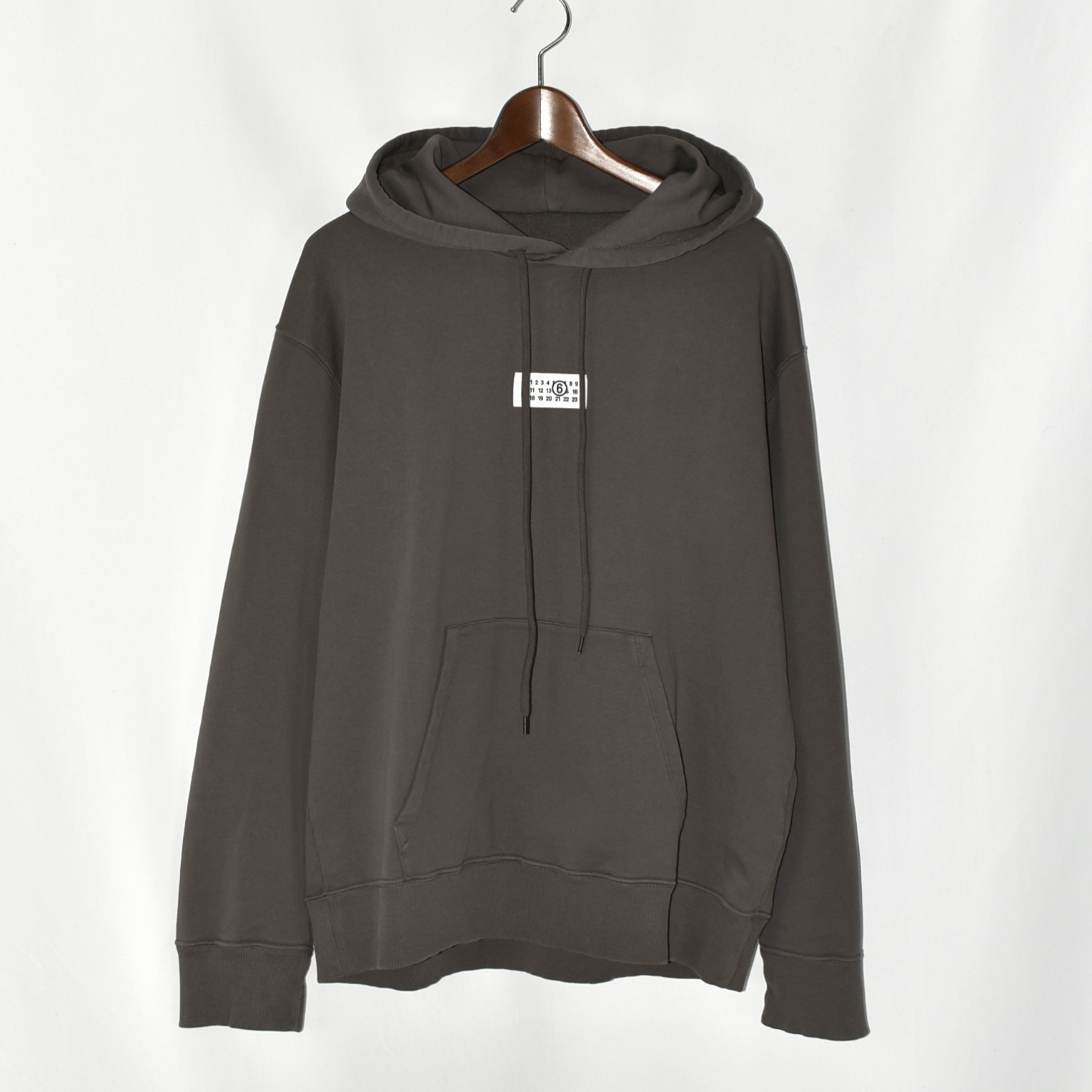 MM6 MAISON MARGIELA UNBRUSHED SWEAT JERSEY SWEATSHIRT BROWN[SH0GU0018M25012812]