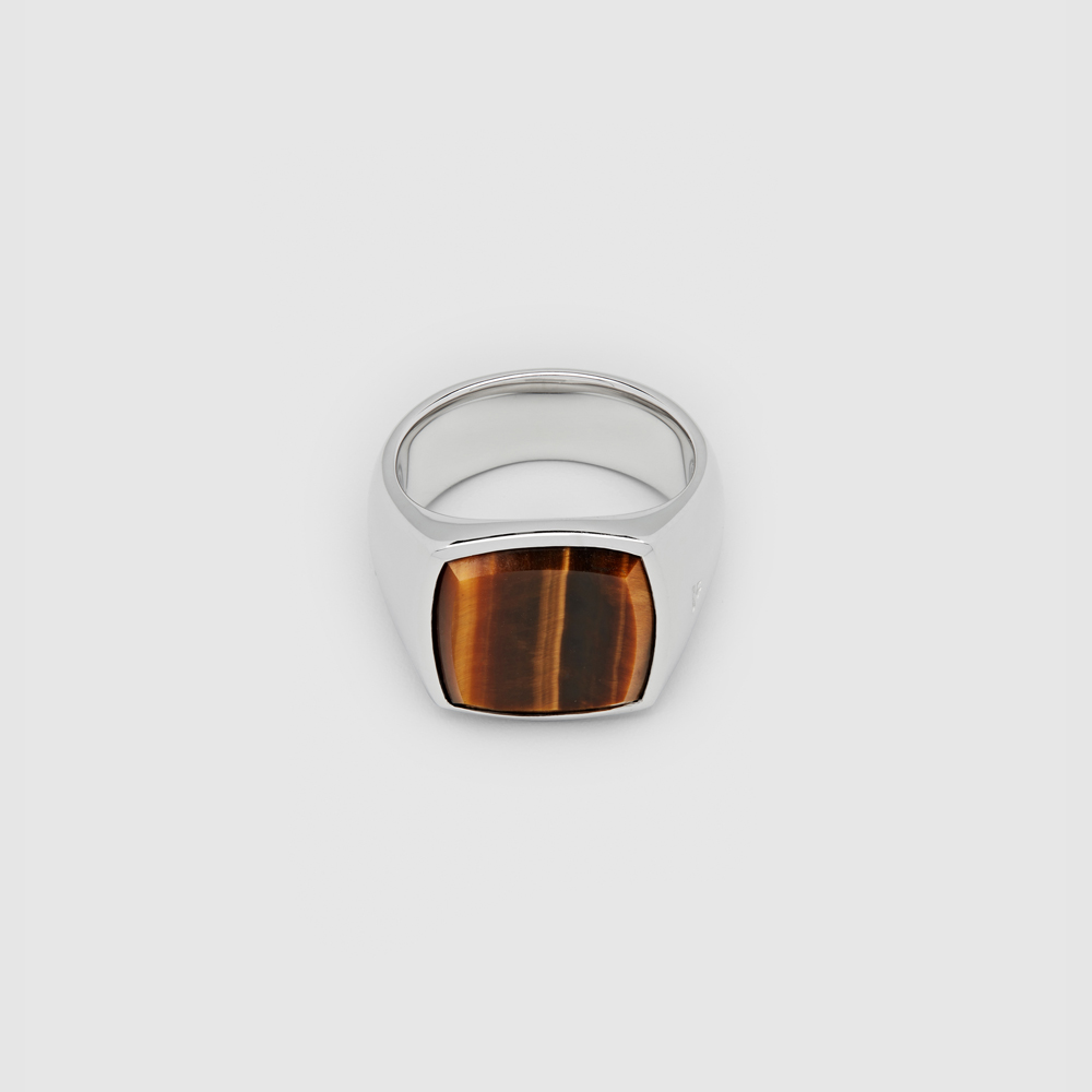 TOMWOOD RING Cushion Tiger Eye[R74HPTIE01-M]