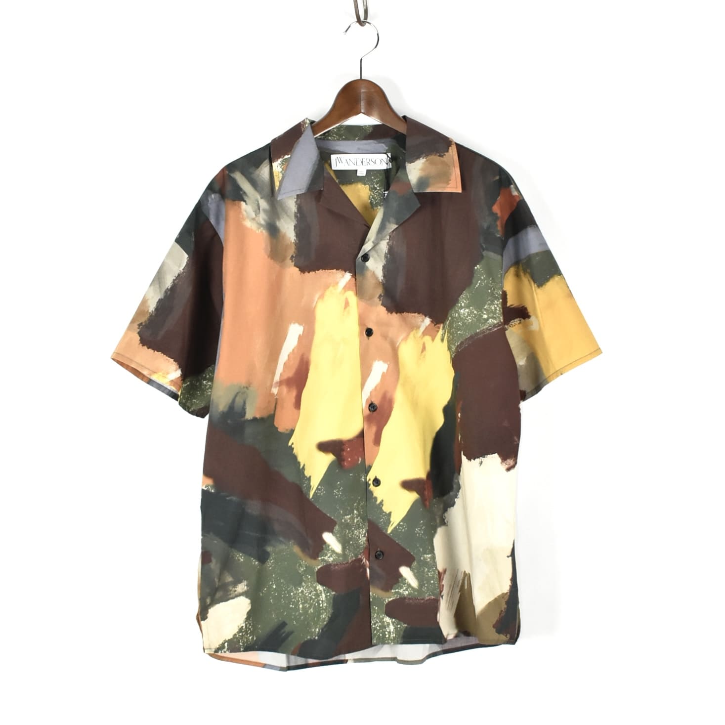 JW ANDERSON SHORT SLEEVE "ABSTRACT" PRINTED SHIRT[SH0349-PG1728]