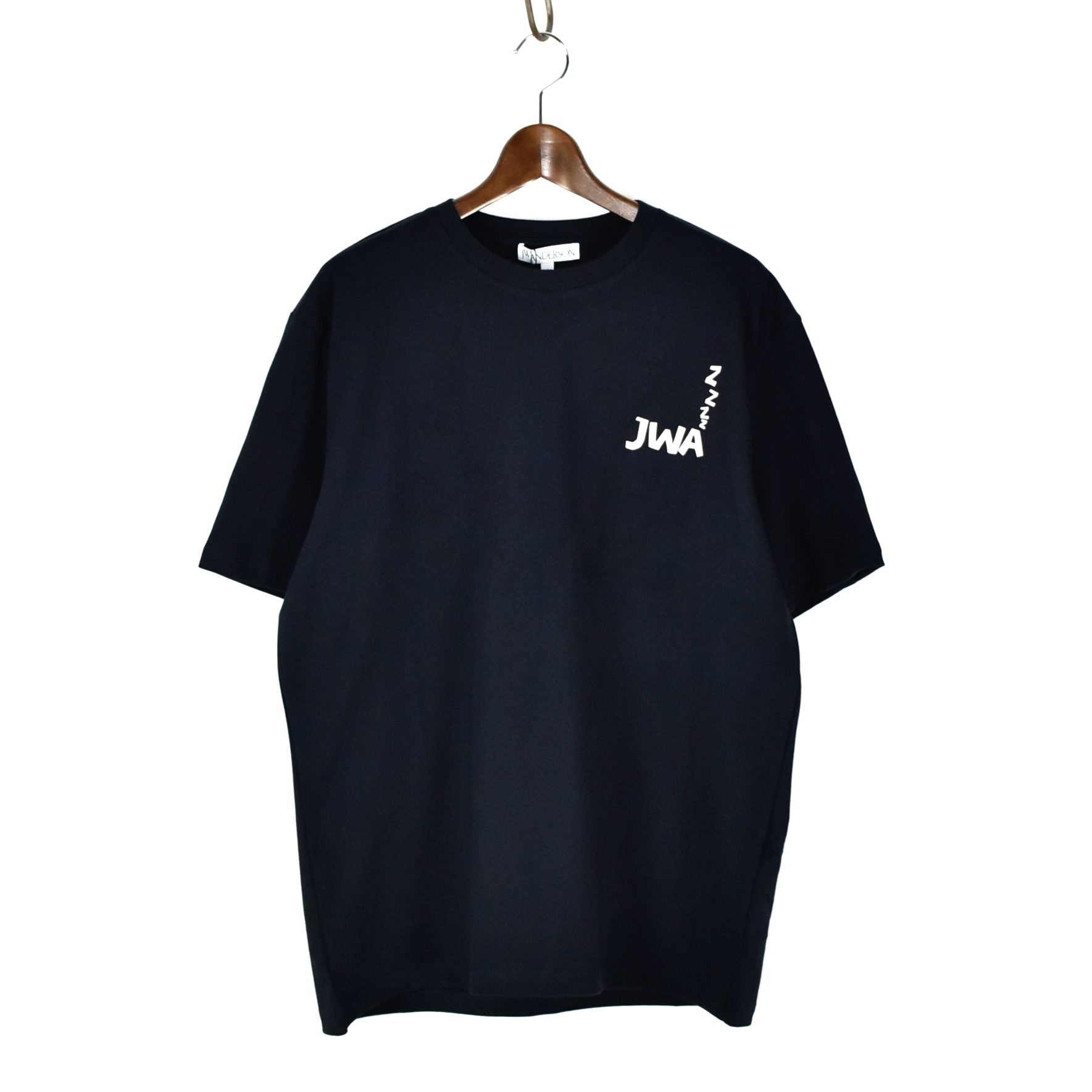 JW ANDERSON JWA BACK PRINT T-SHIRT NAVY[JT0270-PG1510]
