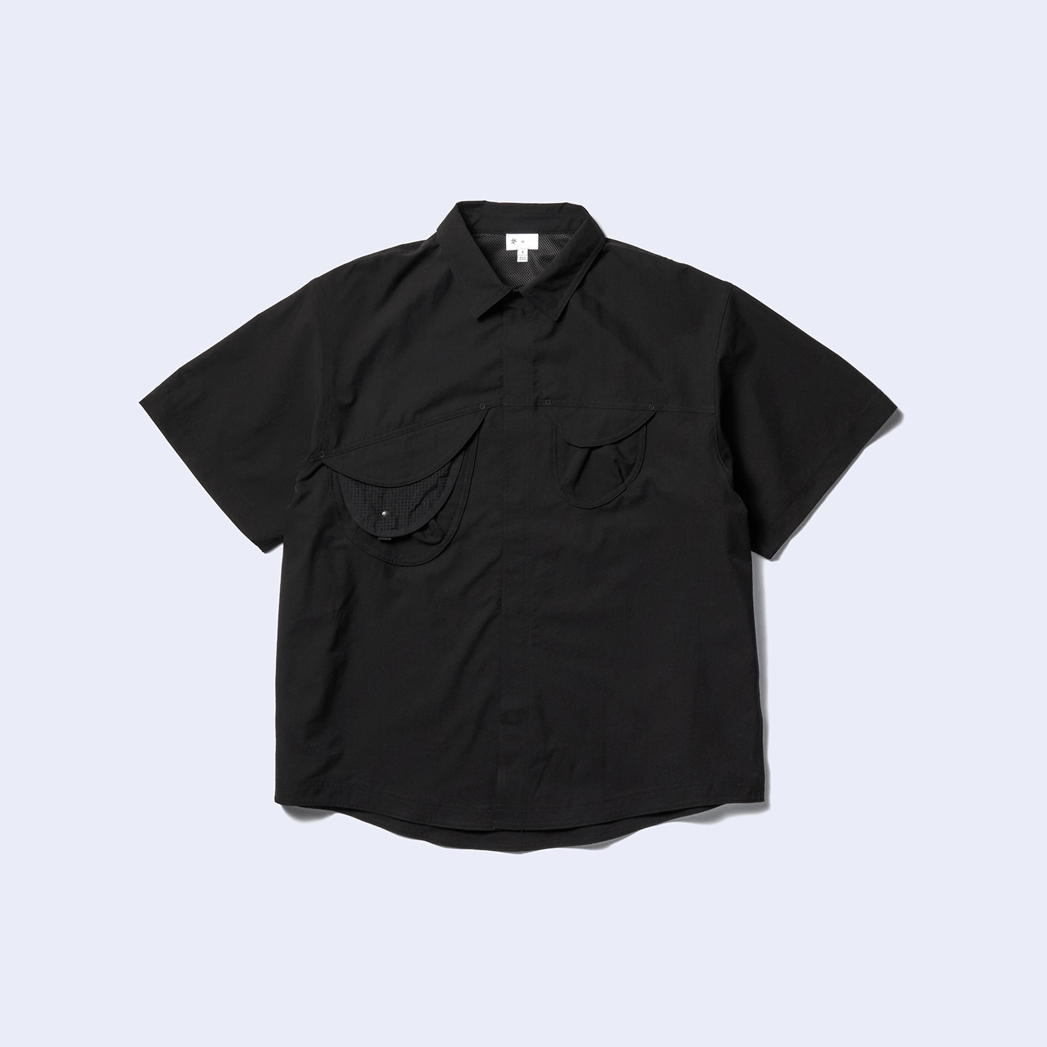Goldwin0 S/S Asymmetric Camp Shirt Biotite[GZ55103]