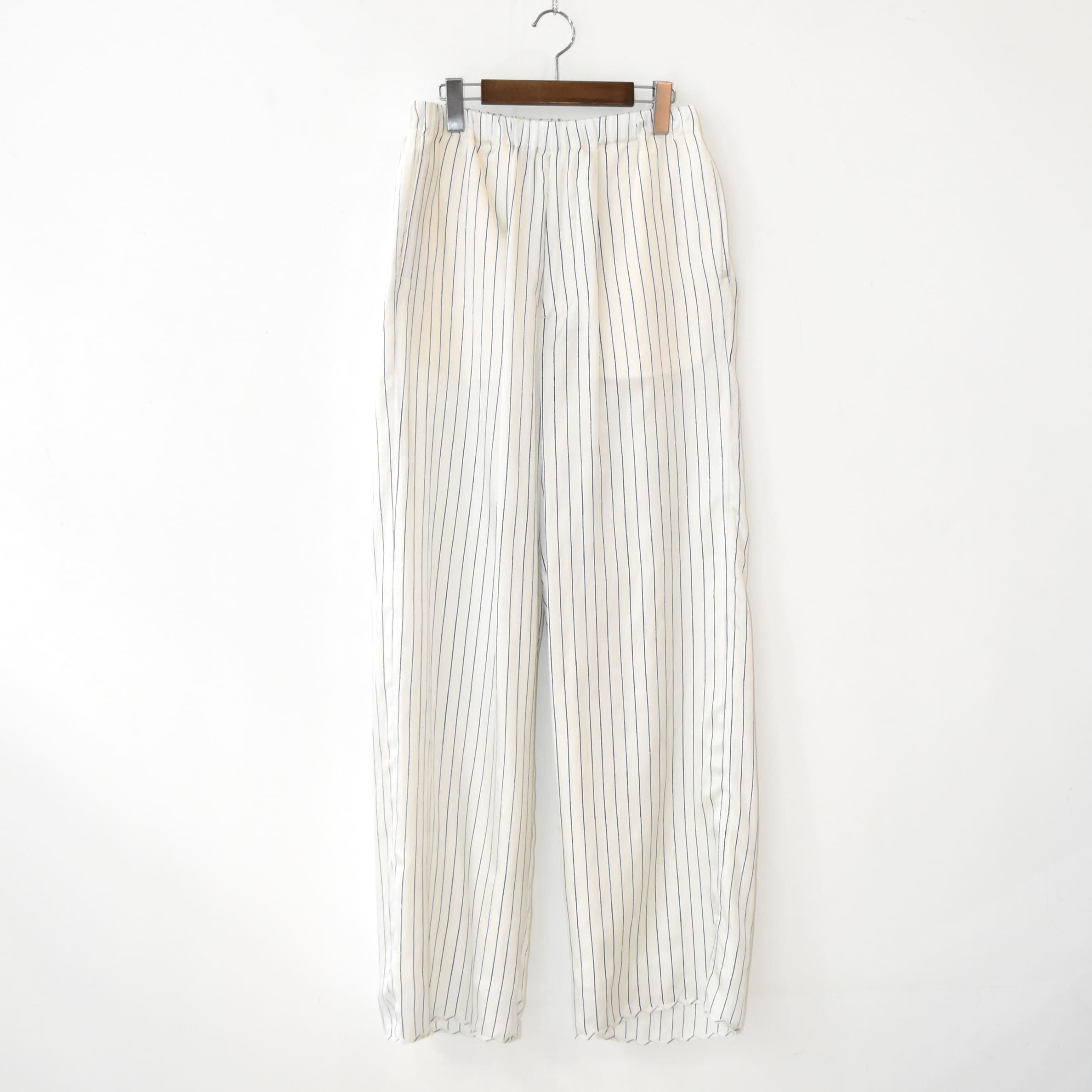 SEEALL EASY STRING PANTS INDIGO STRIPE[SAU53-PT185-FS-002]