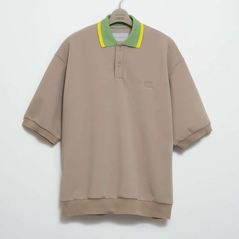 FUMITO GANRYU large polo shirt[Fu9-Cu-02-BEG]