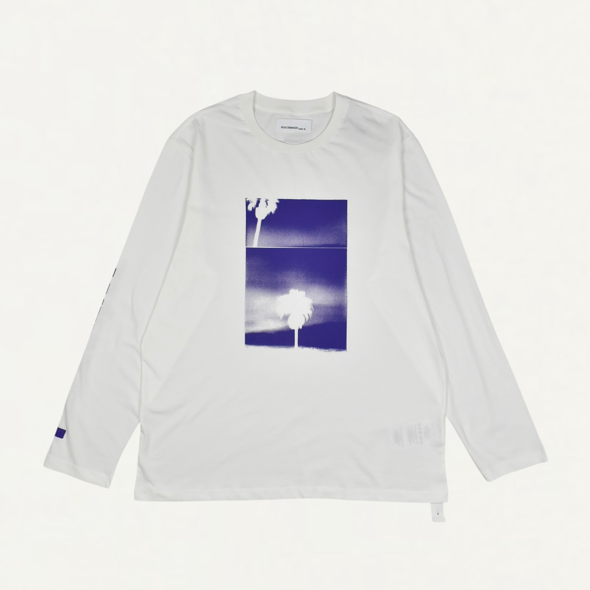 OAMC Peacemaker Regular L/S Tee Panorama Print White[PCM3OT05NJE001001]