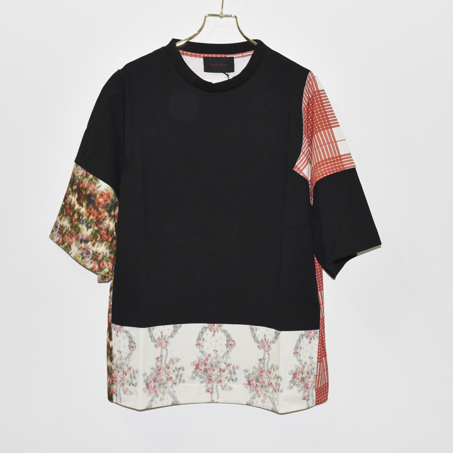 OVERSIZED PATCHWORK MIX PRINT T-SH[5139P 0562]