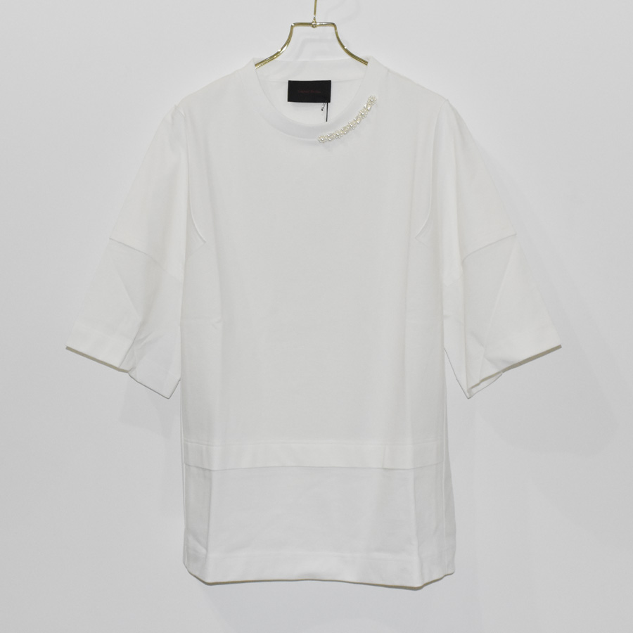 SIMONE ROCHA OVERSIZED PATCHEWORK T-SH[5139B 0562 W]