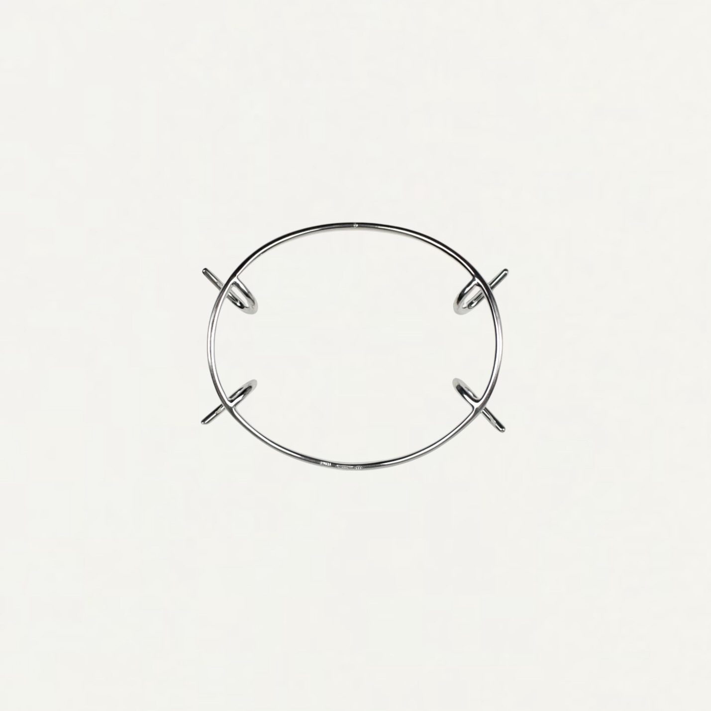 Maison Margiela FOUR STITCHES MOUTH PIECE Silver Polished[SM2VT0002]