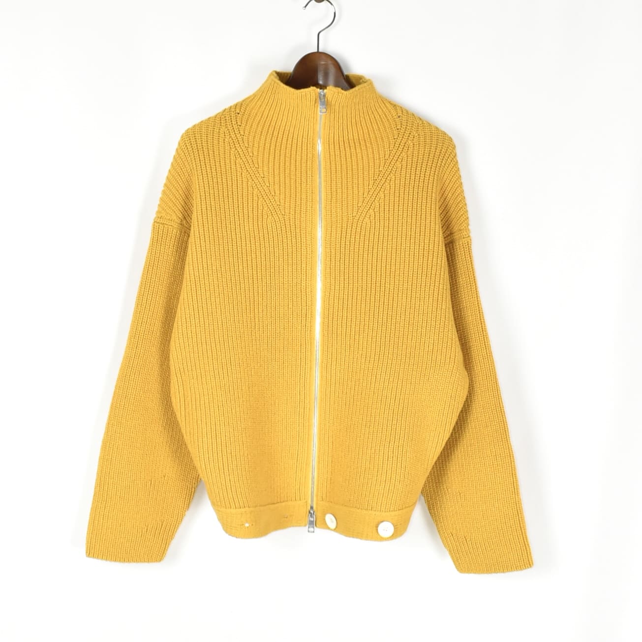 beautiful people fluffed cotton double-end cardigan yellow[1525212001]