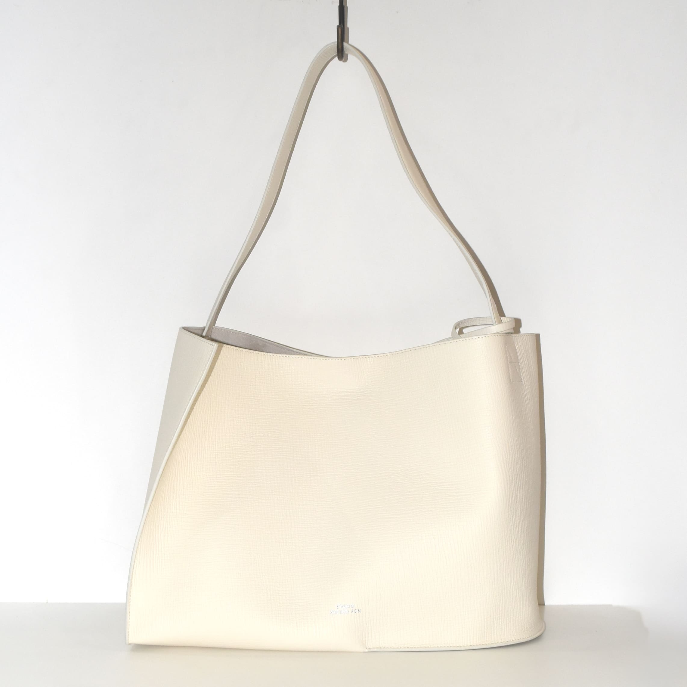 STUDIO NICHOLSON DOUBLET LEATHER BAG IN PARCHMENT[DOUBLET SN-741]