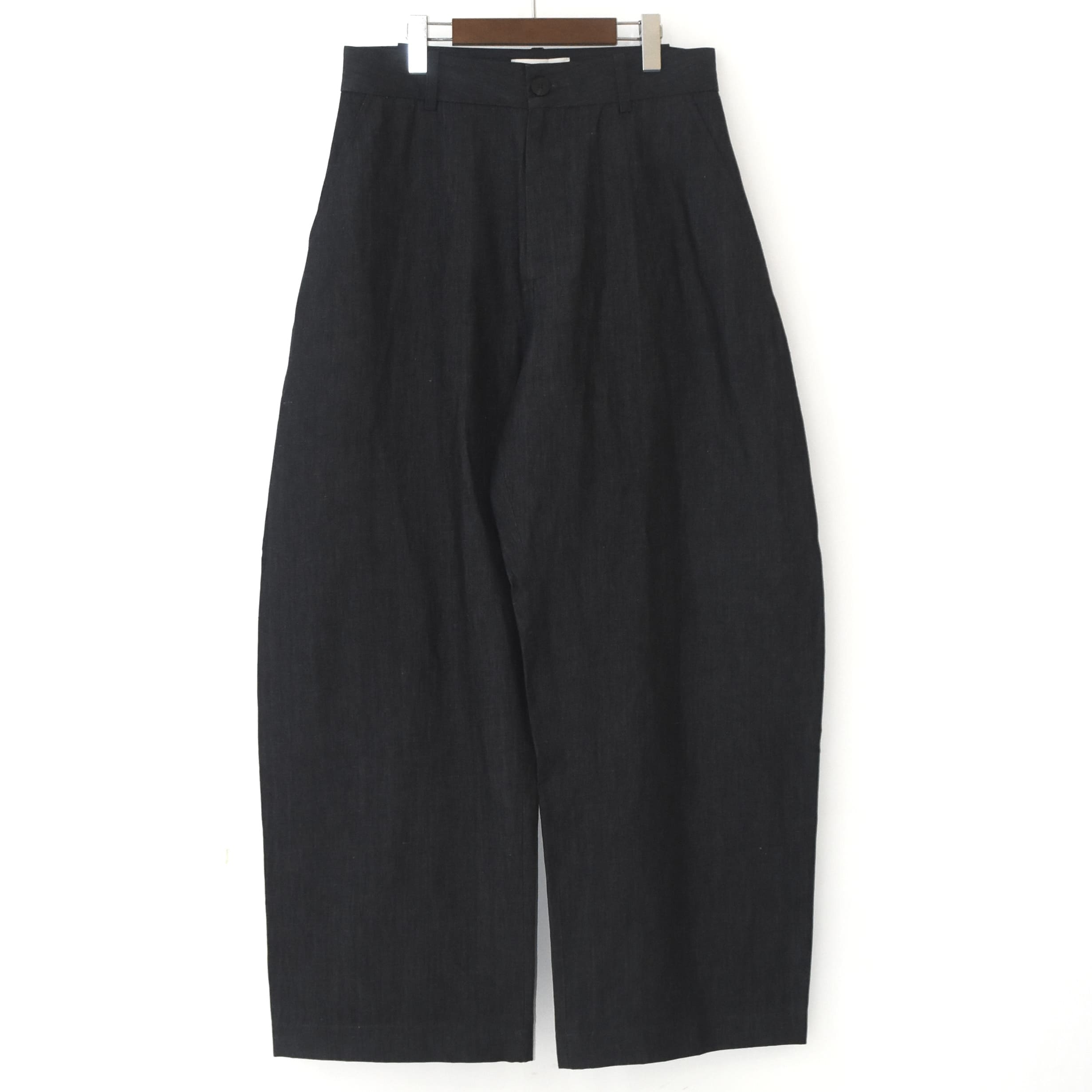 STUDIO NICHOLSON CURVED LEG PANT INDIGO[LEVY SNM-1155]