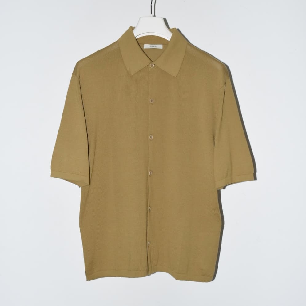 LEMAIRE POLO SHIRTS OCHRE MASTERED[TO1225 LK116]