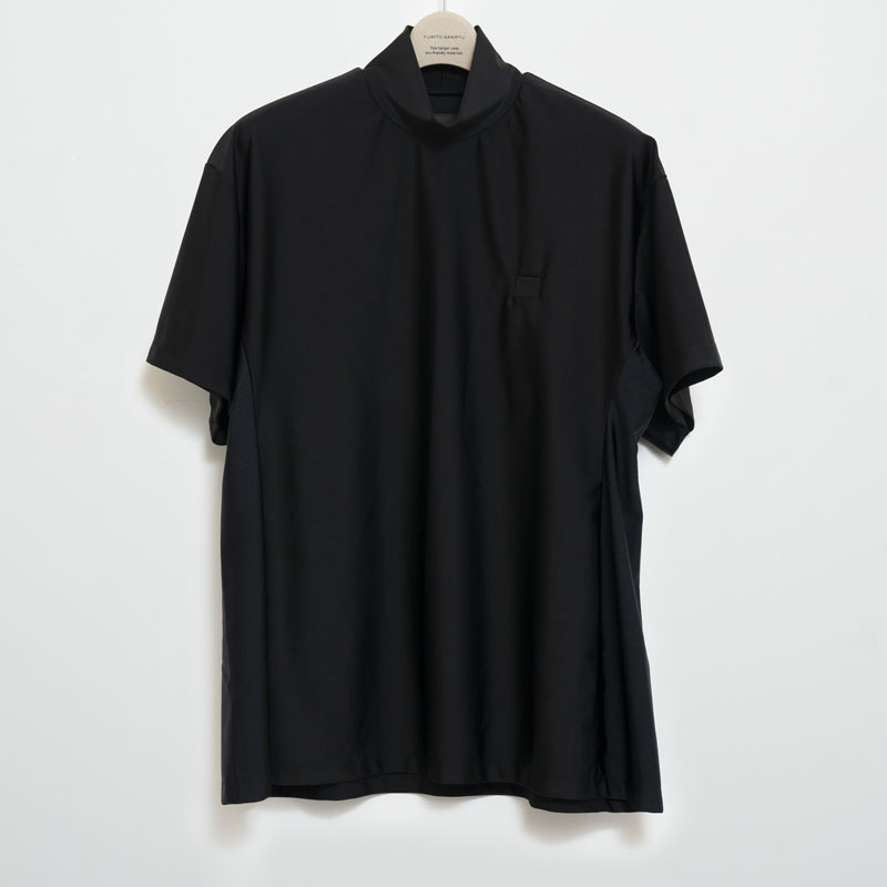 FUMITO x CONVERSE Trapeze rash T-sh[Fu9-CUu-01-BK]
