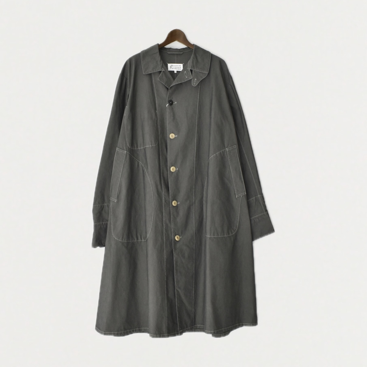 Maison Margiela Duster coat Melange Gray[S50AA0156]