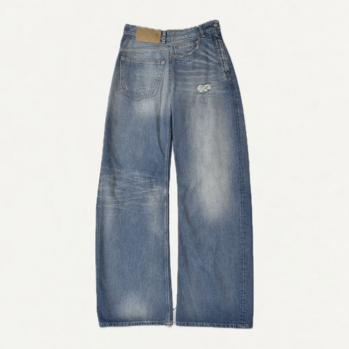 MM6 MAISON MARGIELA Twist wide leg jeans Blue[S52LA0243M30016961]