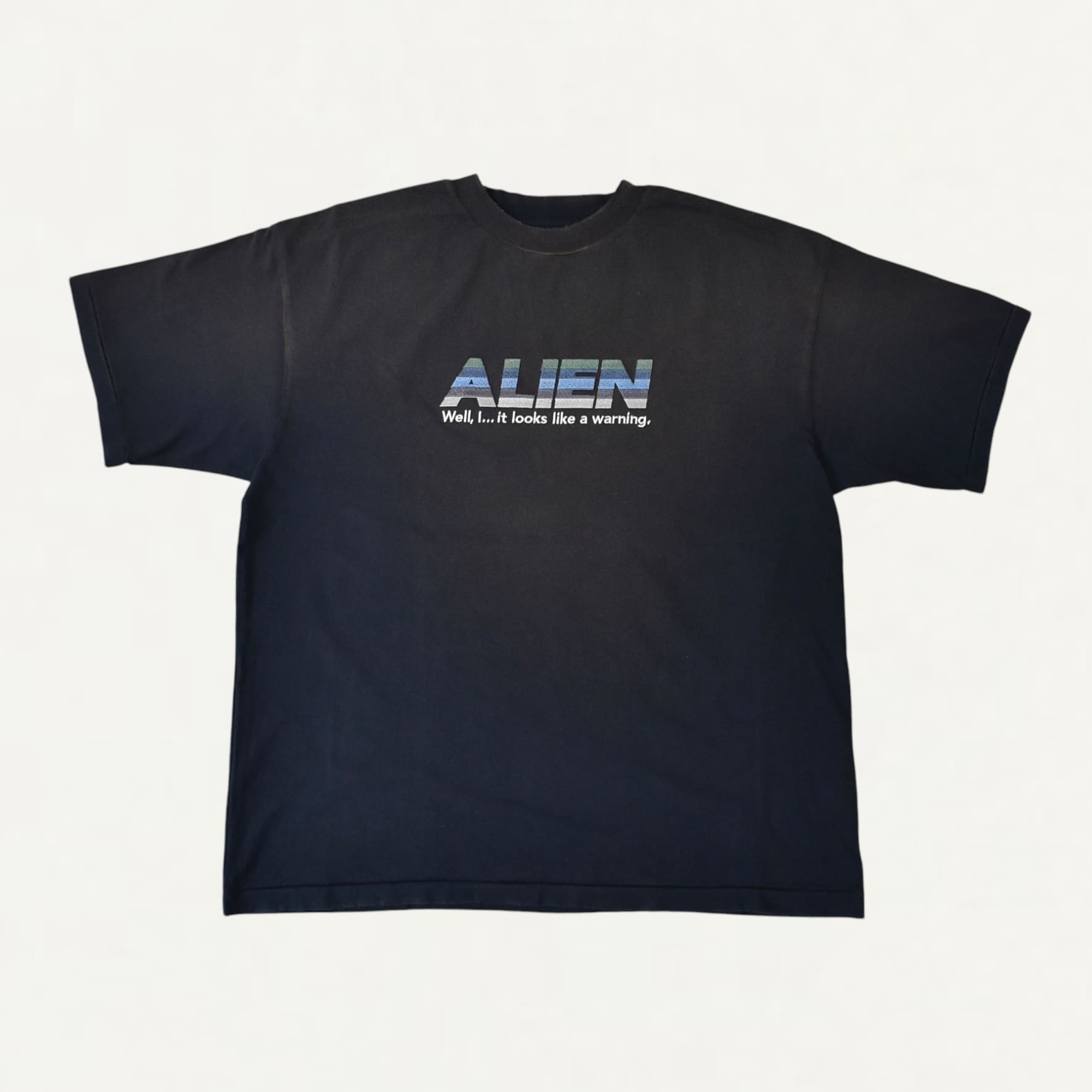 DAIRIKU "Alien" Vintage Wash H-S Tee Vintage Navy[25SS CS3]