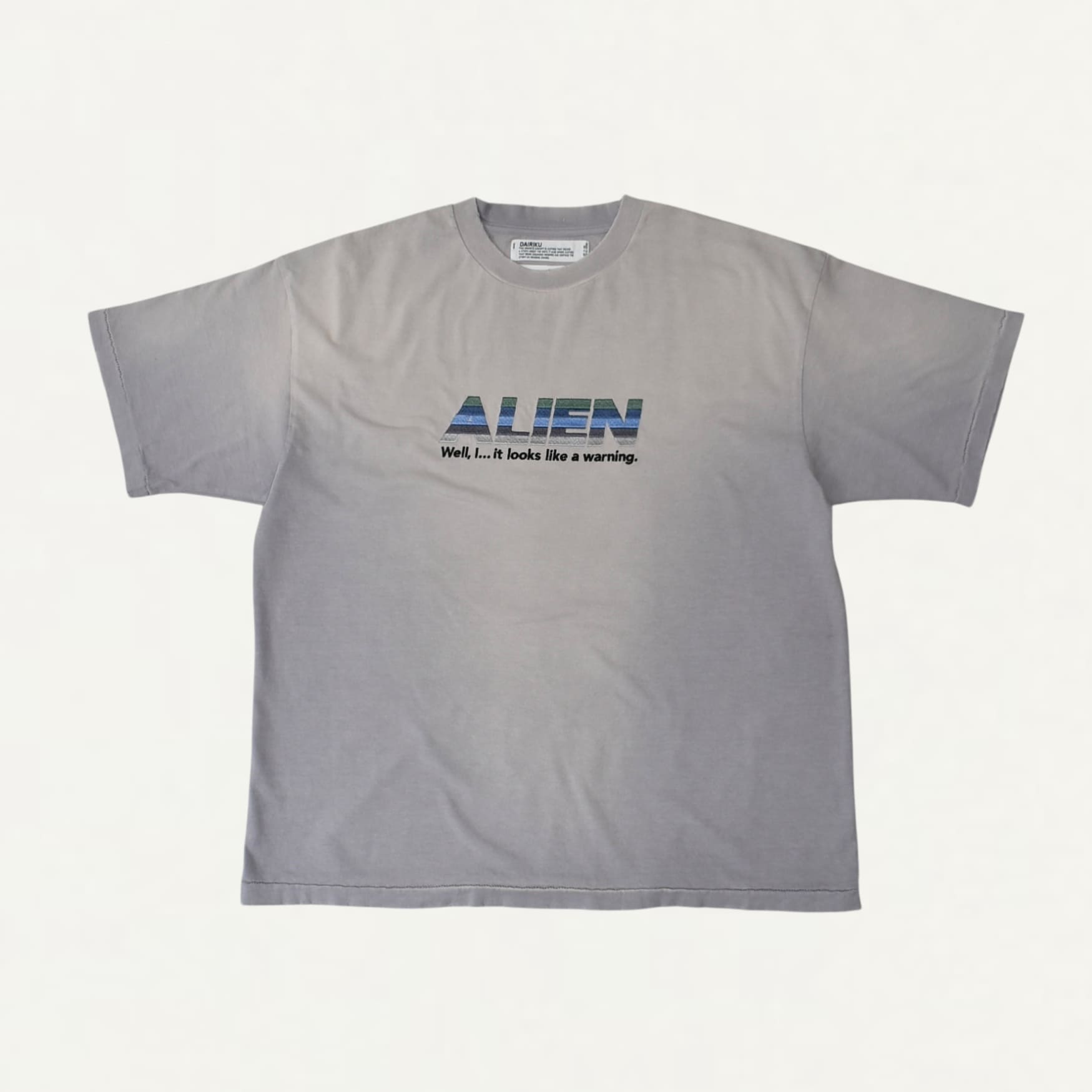 DAIRIKU "Alien" Vintage Wash H-S Tee Vintage Purple[25SS CS3]