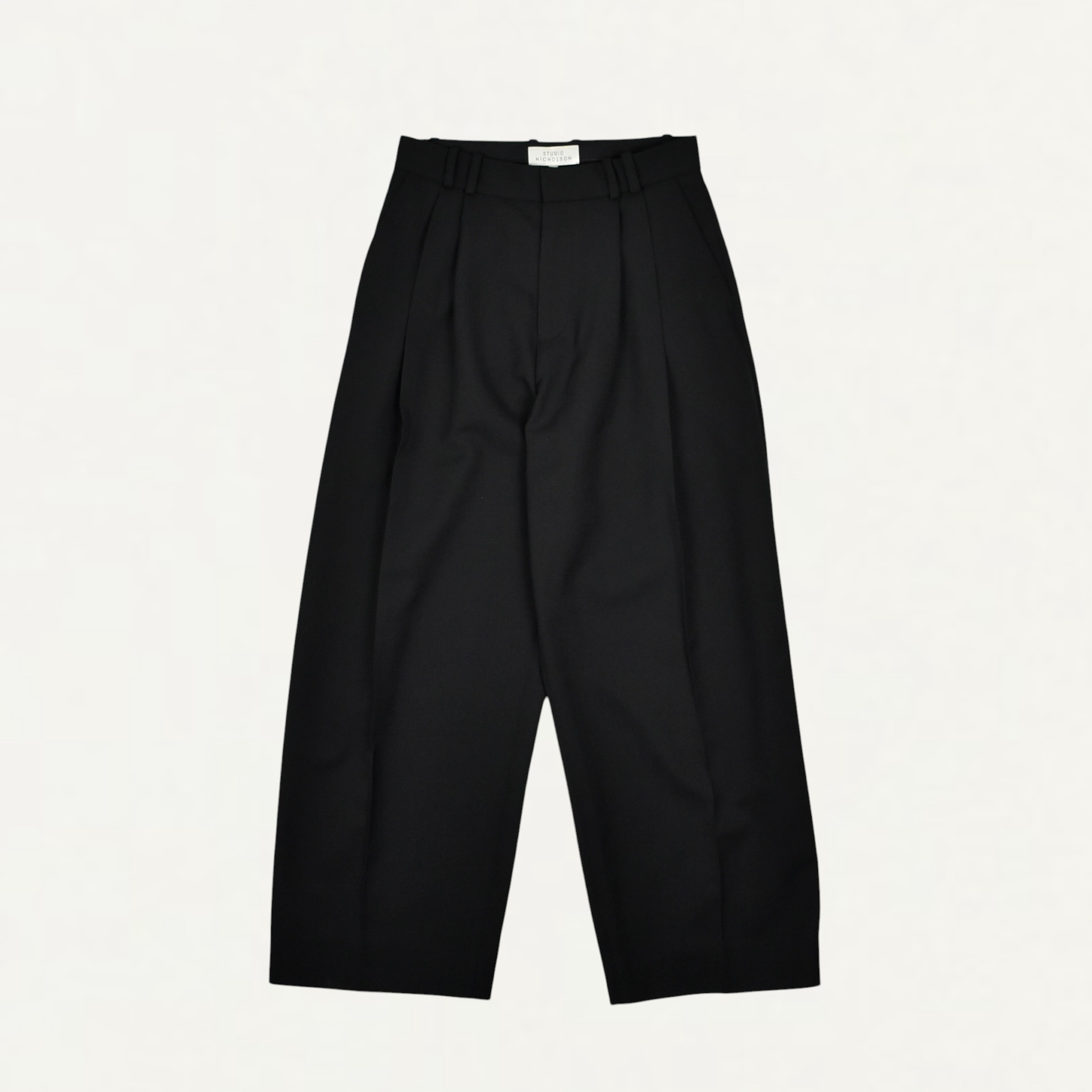 STUDIO NICHOLSON LINE PANT IN BLACK[LINE SNM-1185]
