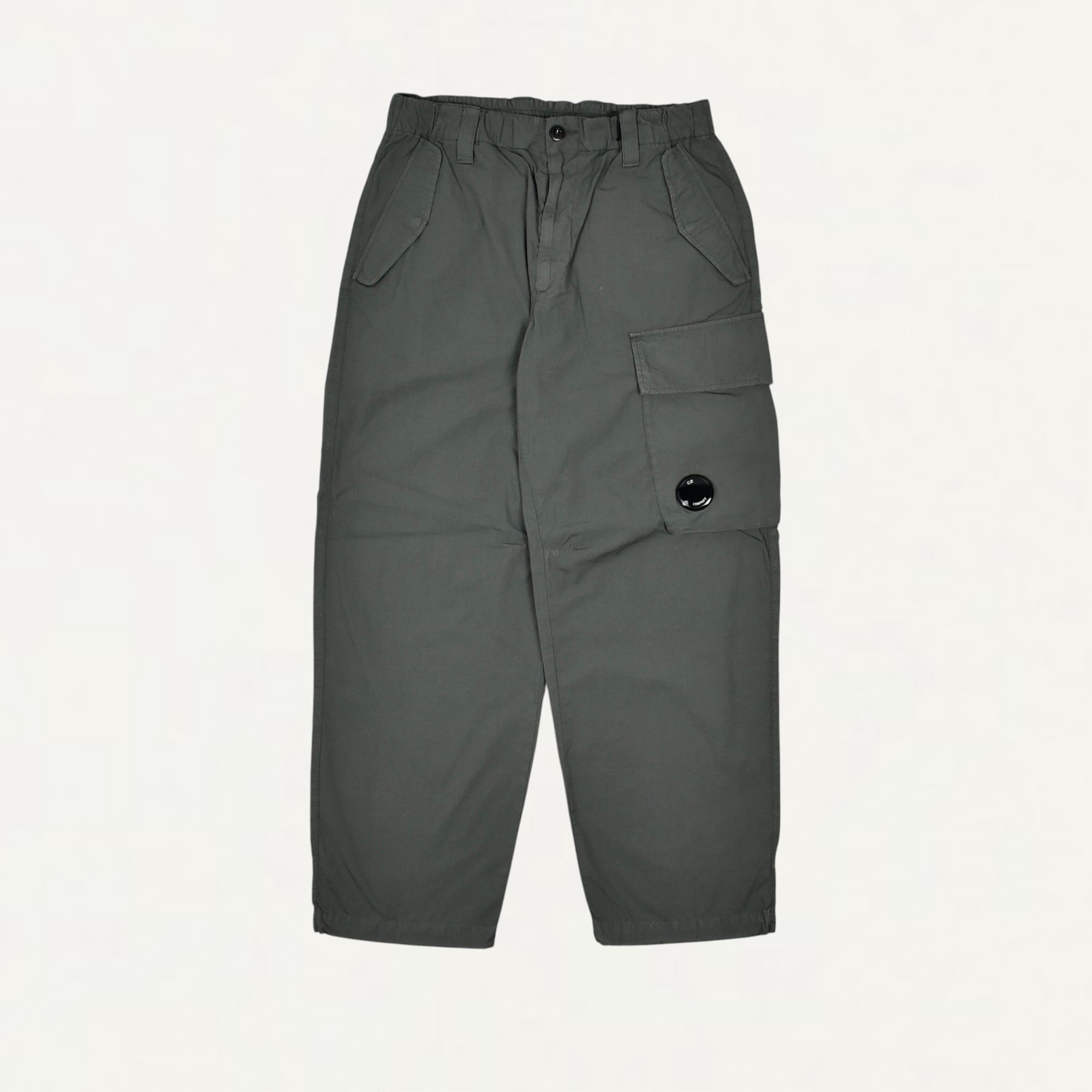 C.P. Company Cargo Pants In Cotton Rip-Stop Gunetal[20CMPA248A]