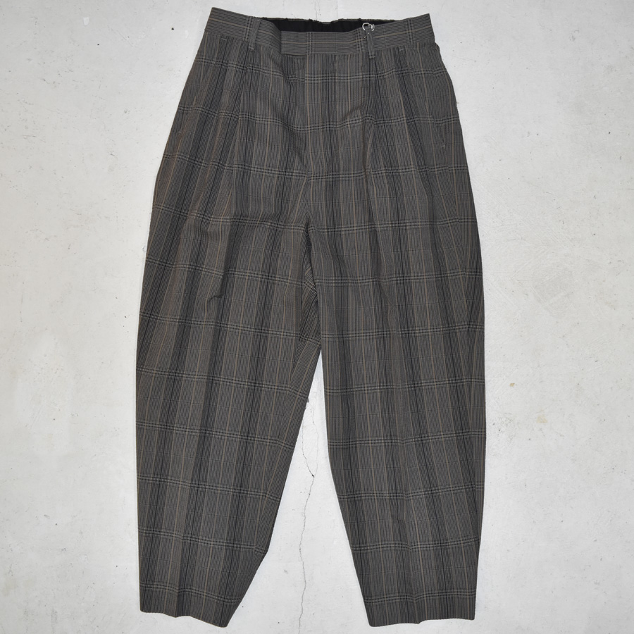 SEEALL 2-TUCK PANTS - CHECK[PT182]
