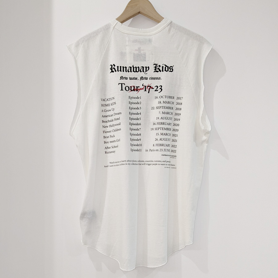 DAIRIKU NEW No-sleeve Tee[23SS C-6-WH]