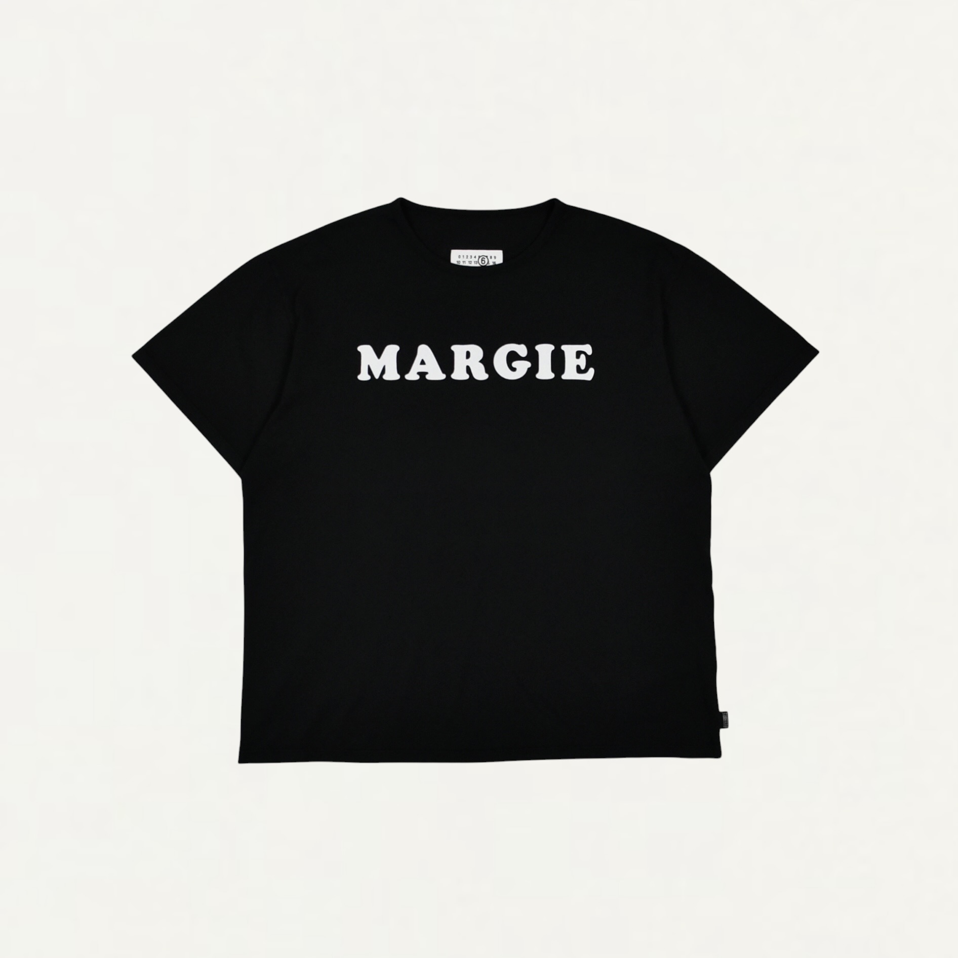 MM6 MAISON MARGIELA Vintage Jersey T-Shirt Black[SH2GC0040]