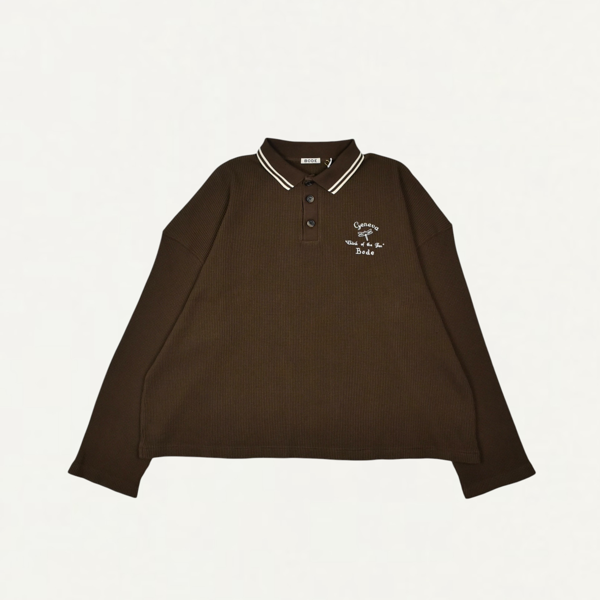 BODE Geneva Waffle Polo Brown[MRS26-CS010]