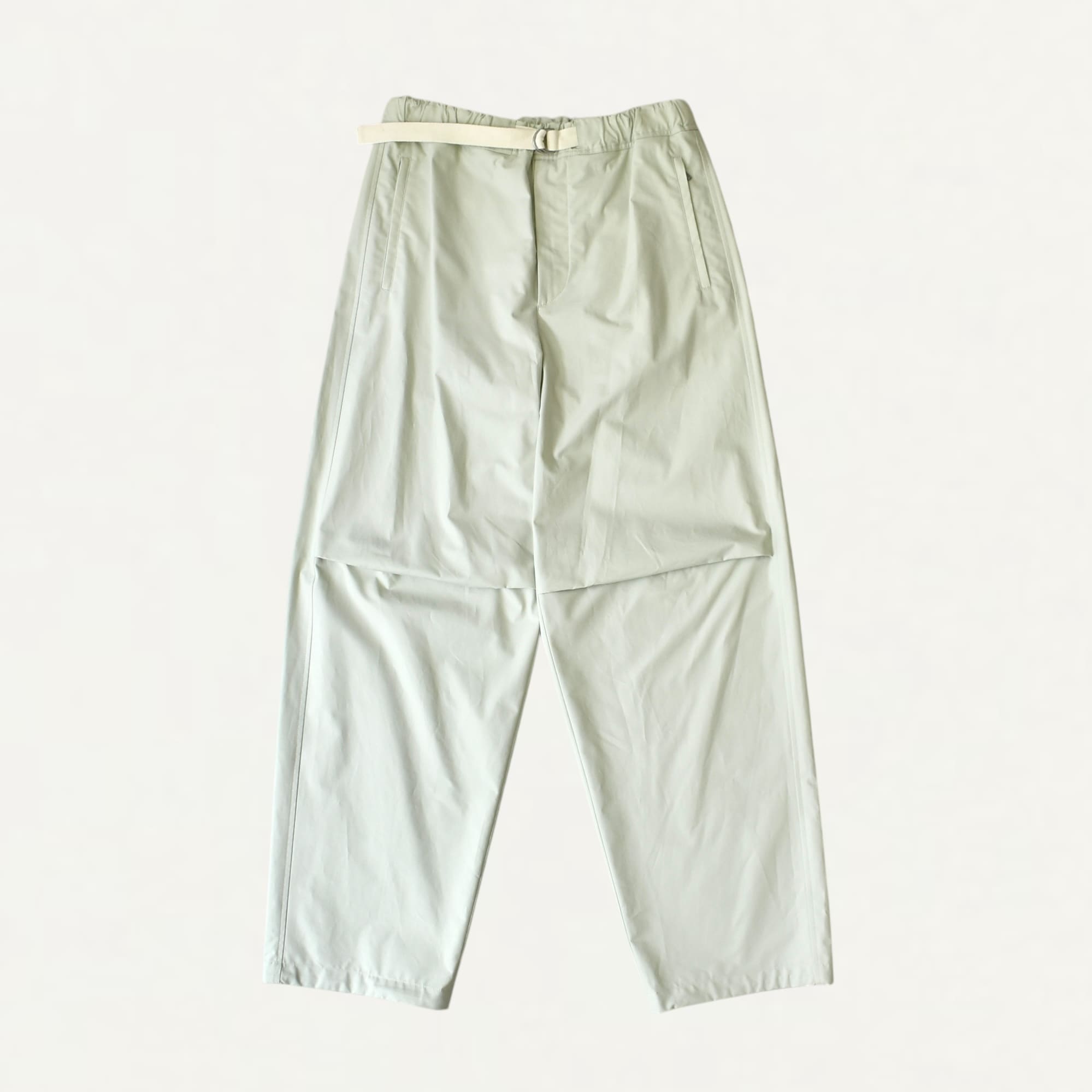 JIL SANDER+ Relax cotton trouser pigment green[J47KA0268]
