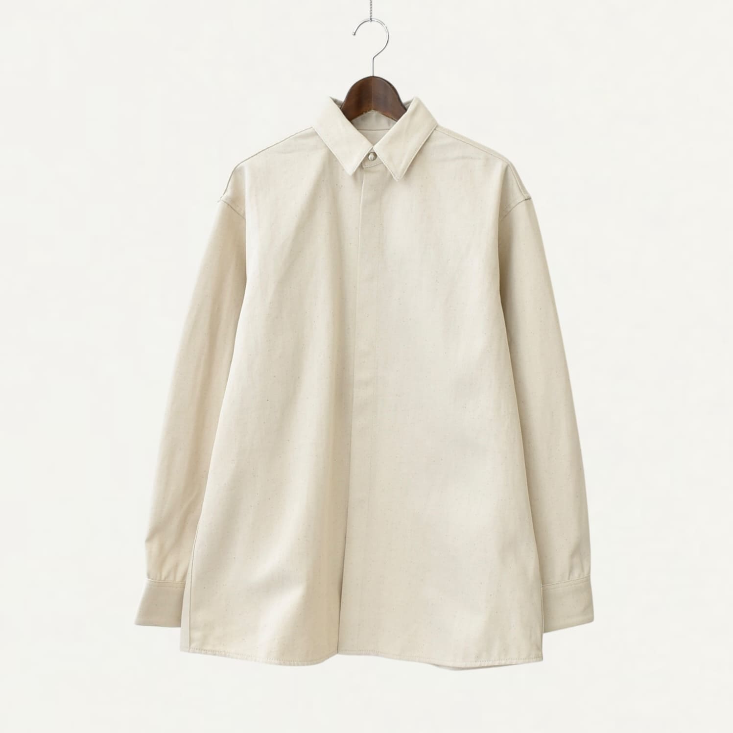 JIL SANDER+ Denim Shirt canvas beige[J47DL0160]