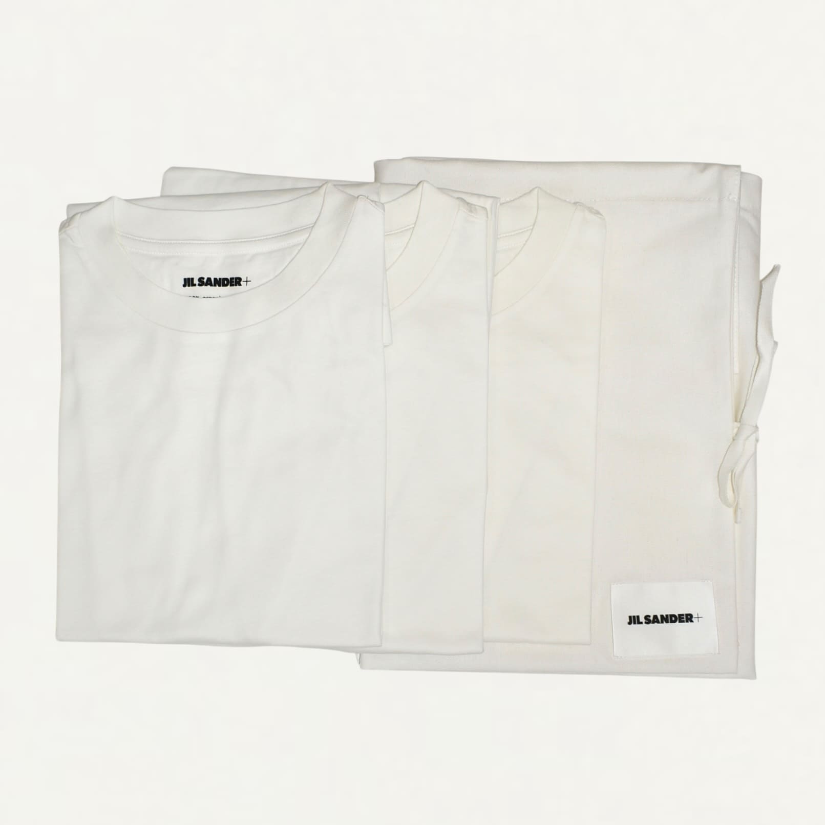 JIL SANDER+ 3-Pack Short-Sleeved T-Shirt Set white[J47GC0001]