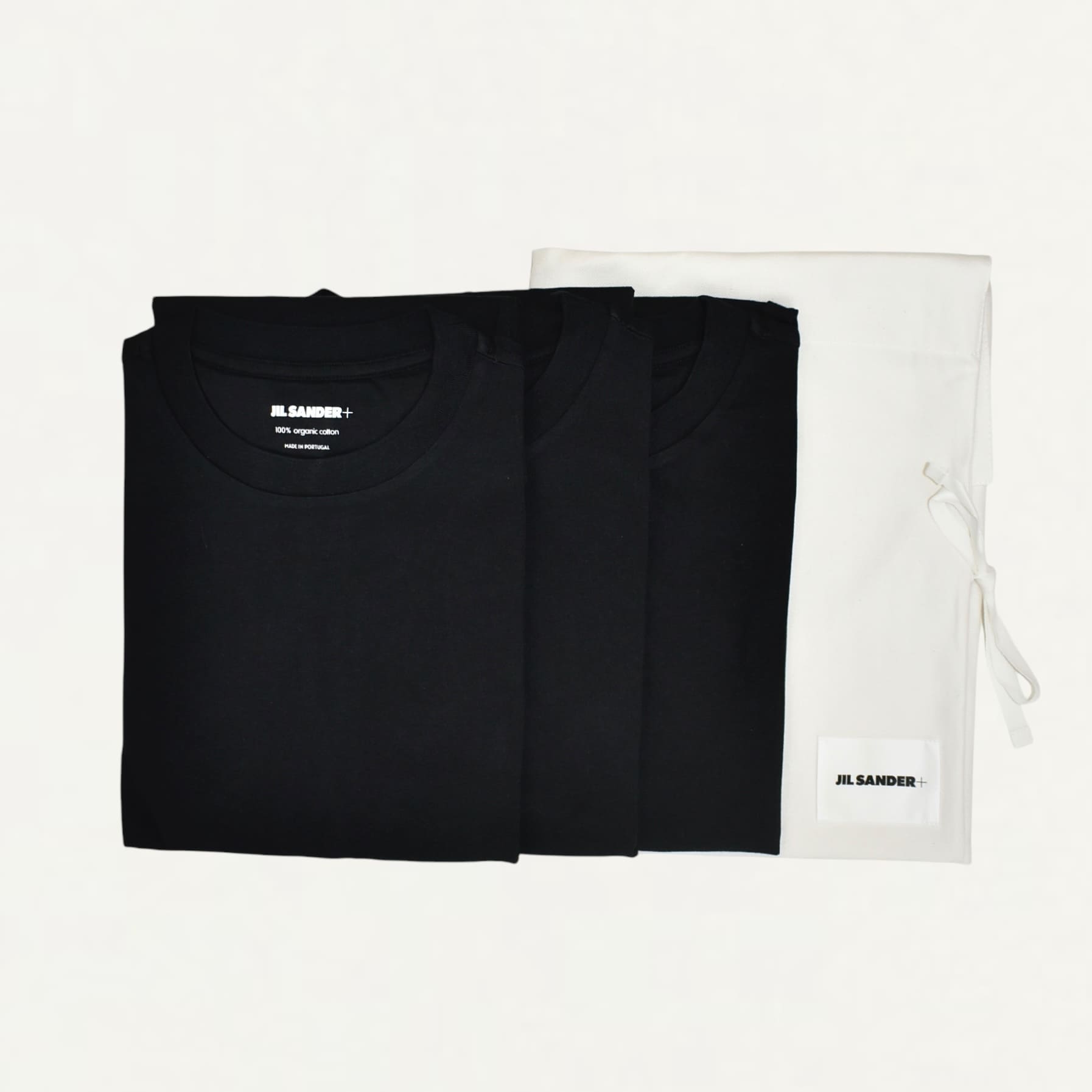 JIL SANDER+ 3-Pack Short-Sleeved T-Shirt Set black[J47GC0001]