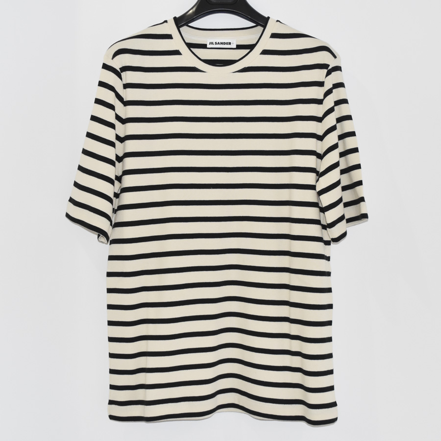 JIL SANDER + STRIPE T-SHIRT[J47GC0109-080]