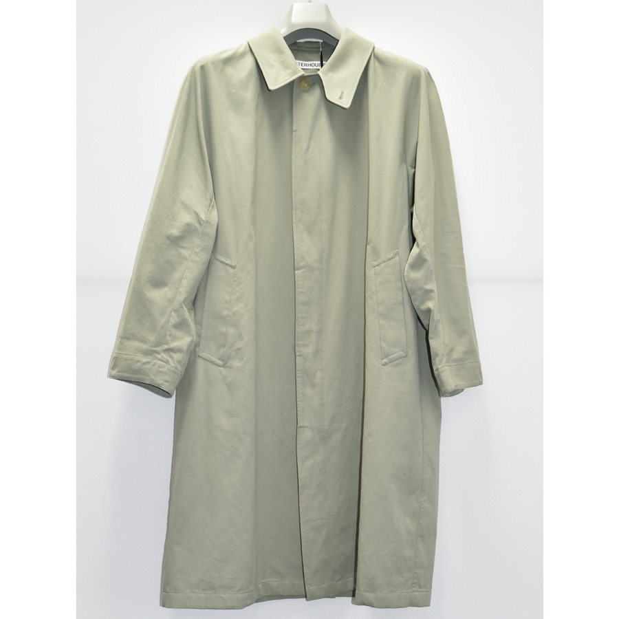 AFTERHOURS 英式紡績機コットンBalmacaan Coat[C1C0119F]