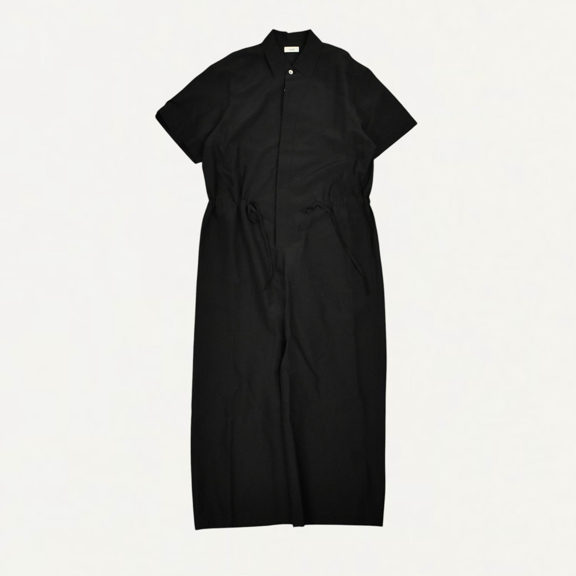 Nomàt Jumpsuit/Silk Cotton Ripstop Black[N-D-06]