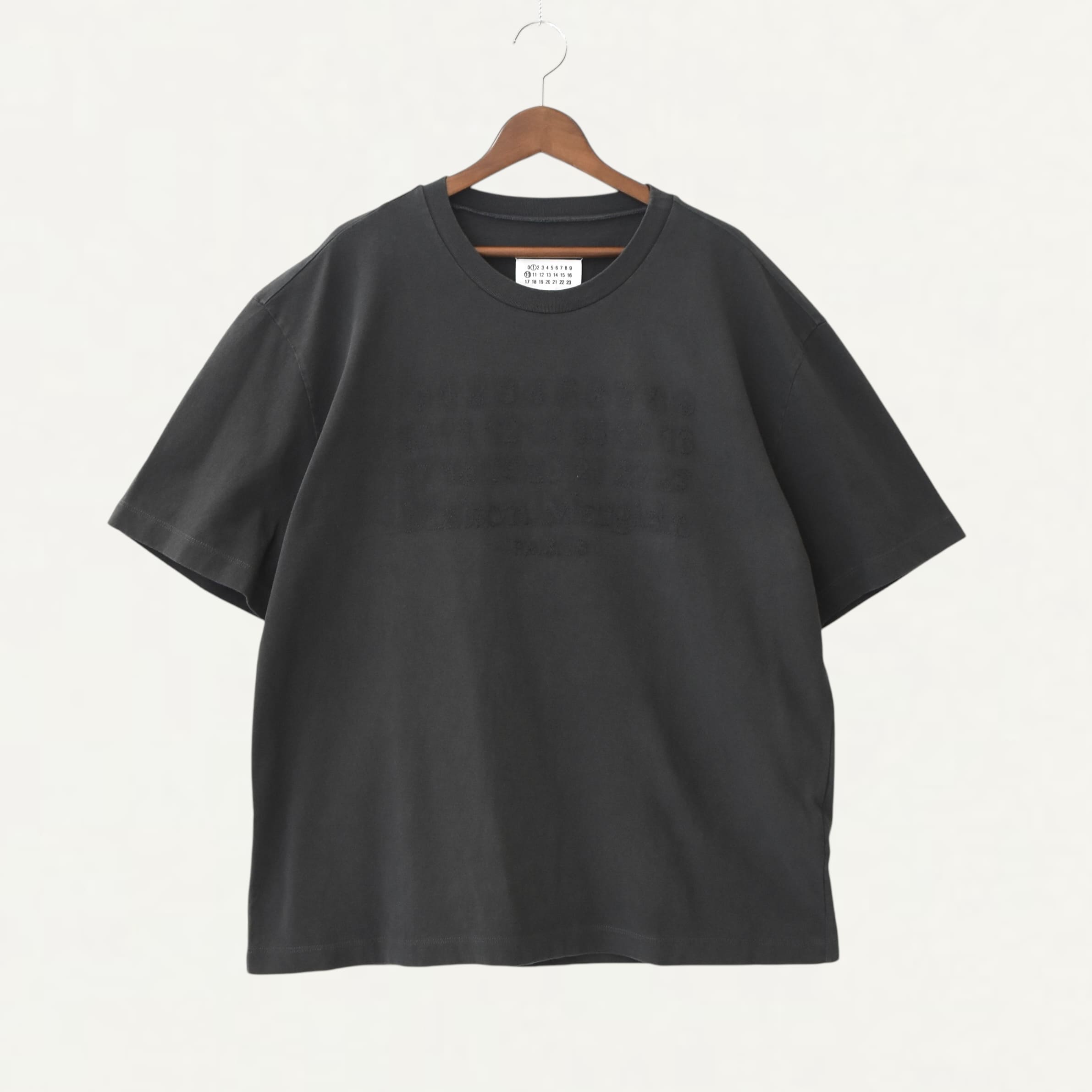 Maison Margiela Embroidered logo T-shirt Black[S50GC0705]