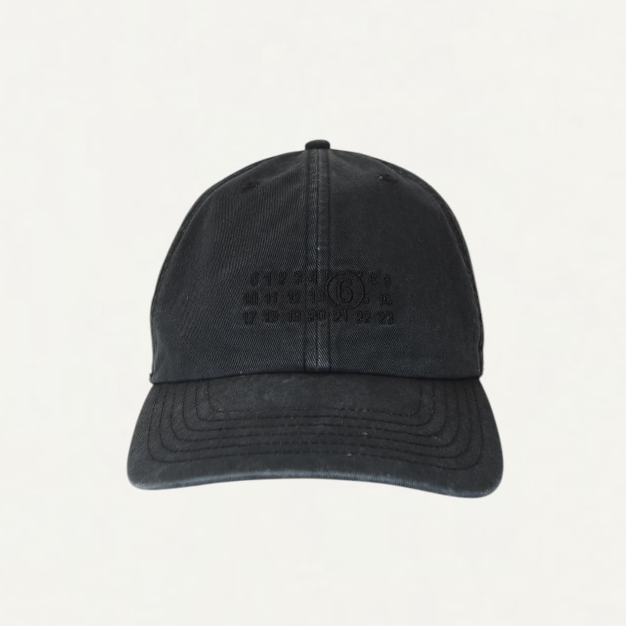 MM6 MAISON MARGIELA Baseball cap Black[SH2TC0002]
