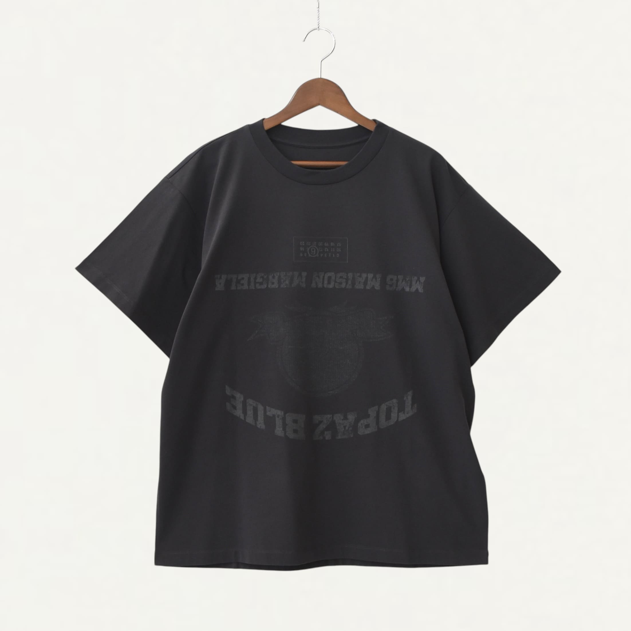 MM6 MAISON MARGIELA Topaz blue T-shirt Black[SH0GC0041]