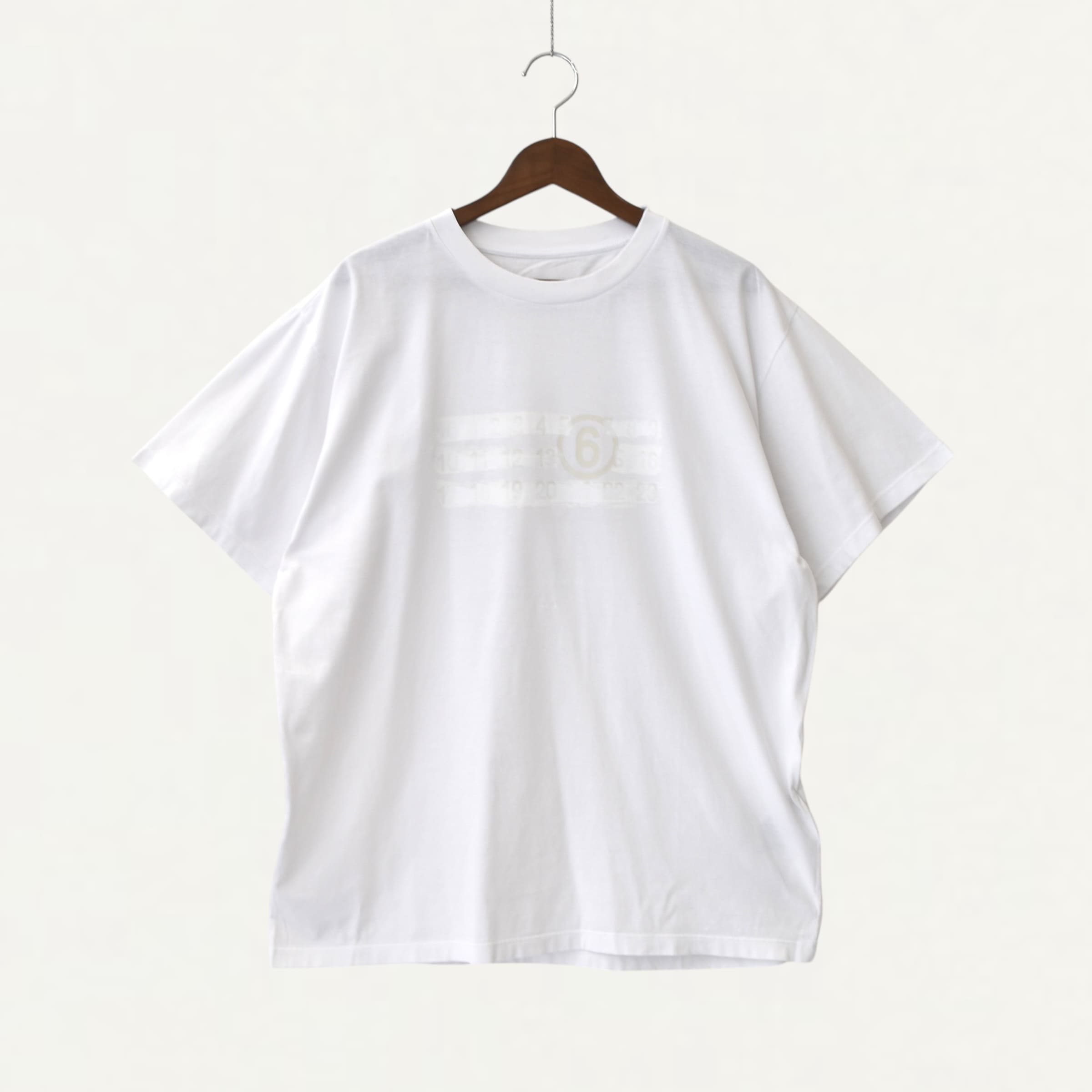 MM6 MAISON MARGIELA Numeric T-shirt White[SH2GC0023]