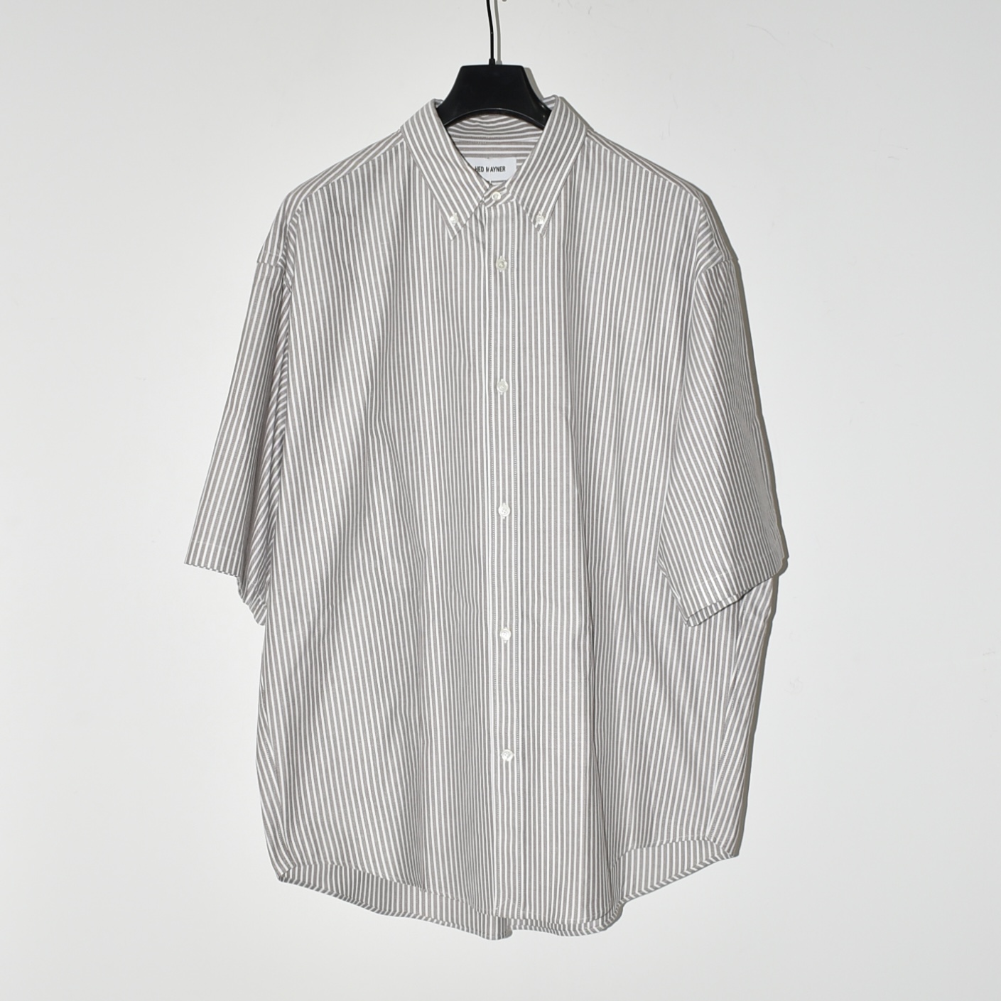 HED MAYNER STRIPE S/S OVER SHIRTS[HMMY 60003A]